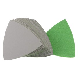 TOP-VIGOR 30Pcs 3000 Grit Triangular Sandpaper, 90mm Hook and Loop Sanding Pad Fit 3-1/2 Oscillating Multi-Tool, Electrostatic Sand Planting Sanding Paper Silicon Carbide for Wet and Dry Use