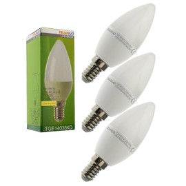 Trango 6 Watt GU10 Power SMD Bulb TGGU1015 Direct 230 V 120 ° Beam Angle / 3000 K / warm White Color-Super Bright