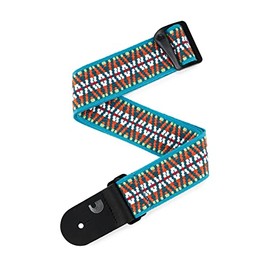 D'Addario Accessories Guitar Strap - Guitar Accessories - Electric Guitar Strap, Acoustic Guitar Strap, Acoustic Electric Guitar Strap & Bass Guitar Strap - Woven, Hootenanny - Sunset