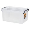 Iris Ohyama BL-6.6 Buckle Container, 1.74 gal (6.6 L), Clear