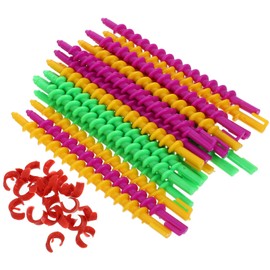 Spiral Perm Tool Barber Hairdressing Styling 22pcs Spiral Curl Styling Kit Hair Curler Permalod Spiral Permalod for Long Hair Hairbarber Tools Hair Curling Tools Curling Tools Curling Pars