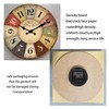 Constantplanet Farmhouse Wooden Wall Clocks Battery Operated 10 Inch