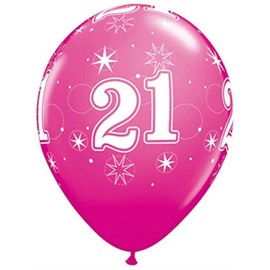 Pioneer Party 53457 Balloons, Wild Berry, 11-Inch