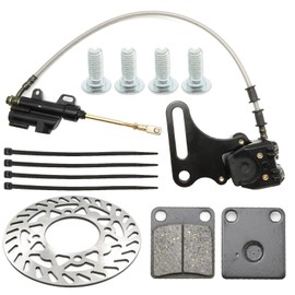 UOIENRT 12mm Rear Disc Hydraulic Brake Assembly, Replacement for SSR 125cc 110cc Dirt Bike Pit Bike, Replacement for KLX Replacement for BBR Replacement for CRF