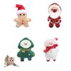 Andiker 4Pcs Cat Christmas Toys Set, Interactive Cat Chew Catnip