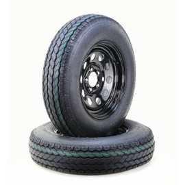 Free Country Trailer Tire Wheel Assembly ST205/75D15 6-Ply C 101L 5 Lug on 4.5" PCD Mod Wheel, SET 2