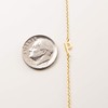 Deidreamers Side Mini Initial 14k Gold on Sterling Silver S