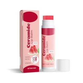 Bálsamo labial teñido de sandía,Bálsamo labial teñido de nicotinamida,Bálsamos labiales Spf 50 PA+++ para hidratar y proteger los labios,No pegajoso,5g / 0.18oz
