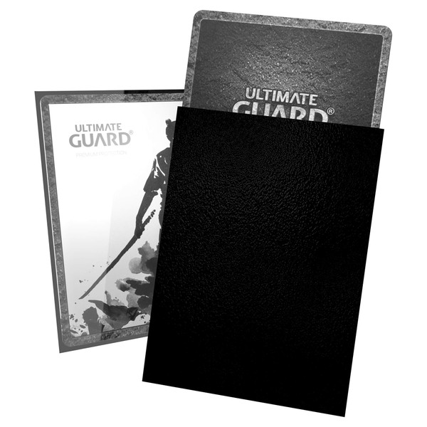 Ultimate Guard Katana Card Sleeves, 100 Standard Size TCG Sleeves, 66 x 91mm, Black Back, Tournament Sleeves, No PVC & Acid-Free, High Clarity