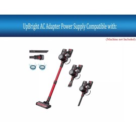 UpBright® AC Adapter For ENGiNDOT TKSC-V14 Cordless Stick Vacuum Cleaner DC Power Supply