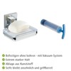 WENKO Vacuum-Loc® Seifenablage Quadro Edelstahl