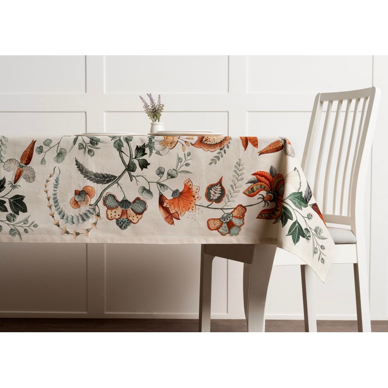 Maison d' Hermine Tablecloth 100% Cotton 140cm x 230cm Decorative