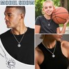 Bible Verse Soccer Basketball Baseball Football Necklace for Men Women