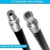 24PCS 3/8" NPTF Male & 3/8" JIC 37° Female Hydraulic