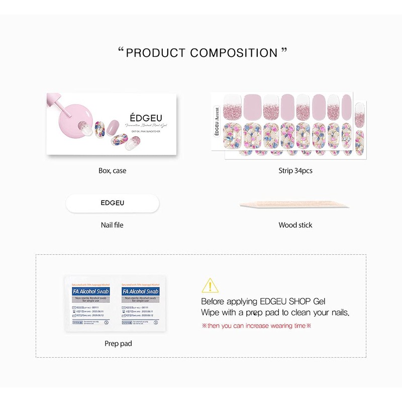 EDGEU SHOP GEL ENT104 PINK SUNCATCHER