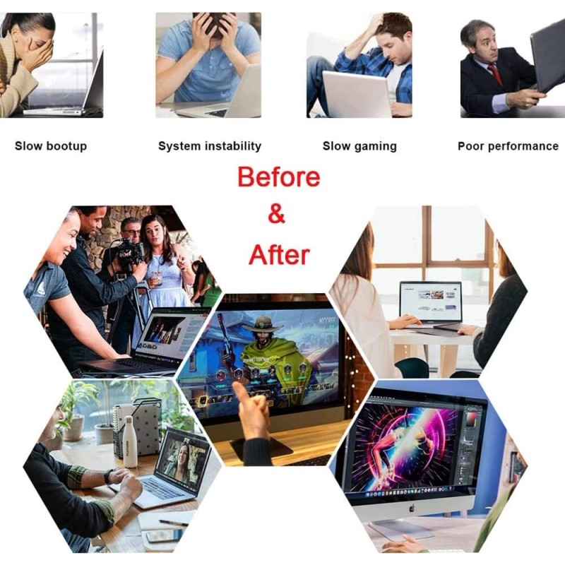 Dogfish 256GB 512GB 1TB SSD Internal Solid State Drive Upgrade