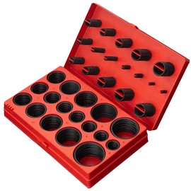 A-Flat O-Ring Rubber Rubber Heat Resistant Oil Resistant Waterproof Mechanical Repair Gasket Faucet Repair 32 Types 419 Pieces AS