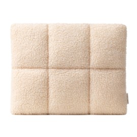 Comfyable Puffy Laptop Sleeve 13 14 15 Inch for Women, Compatible with MacBook Air & MacBook Pro M4 M3 2024, Soft Fluffy Plush Furry Sherpa Pillow Case for Computer