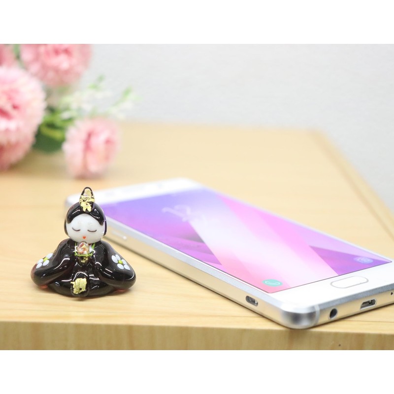 Glass Square, Cute Glass Hina Dolls, Imperior, Large