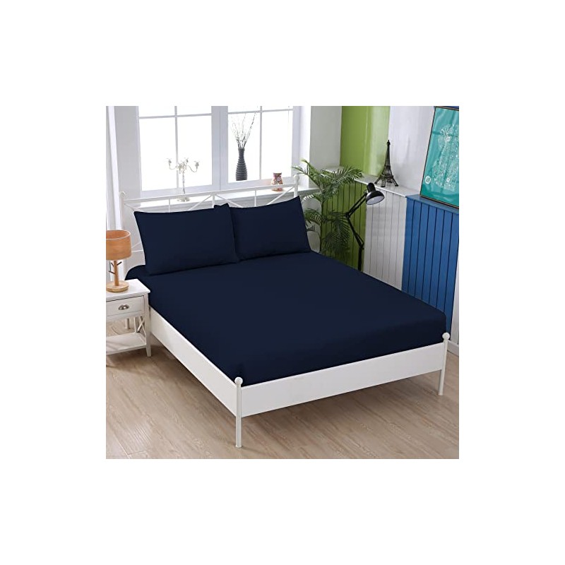 100% Brushed Cotton Soft Thermal Flannelette 30 cm Extra Deep
