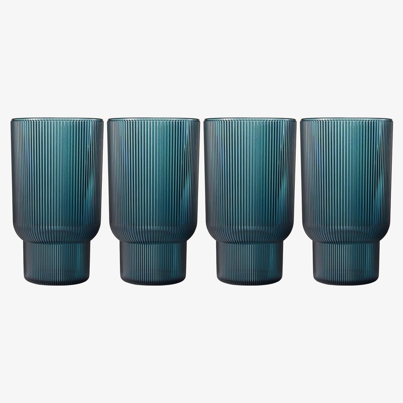 Shatterproof Acrylic Tall Drinking Glasses Set, European Style, Dishwasher Safe,