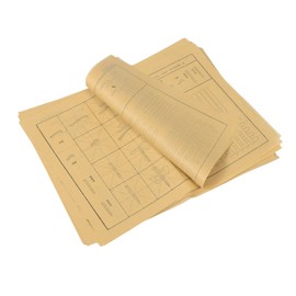 DOITOOL 120pcs Chinese Calligraphy Practice Sheets for Beginners Kai Script Tracing Paper for Writing Skills Improvement Durable Calligraphy Starter Kit for Home Classroom Use