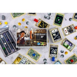 Origames 1920 Wall Street - Board Game - Historical - Strategy - Storytelling - Role Playing - Role Play - Abstract Strategy - Action Writing - 2 to 5 Players - From 14 Years