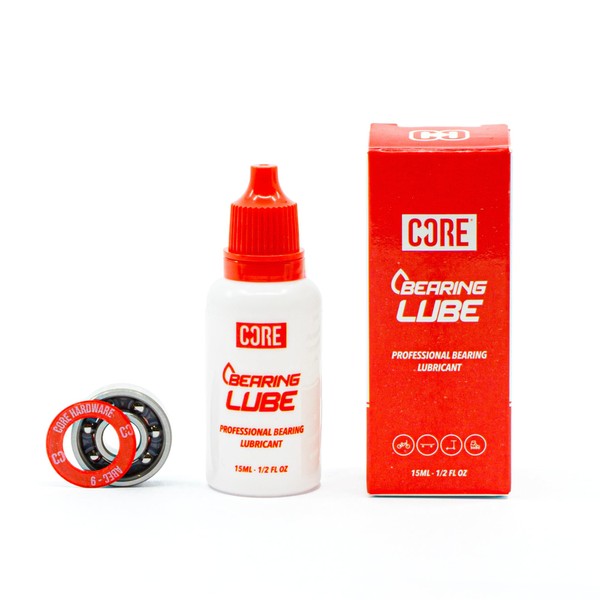 CORE Bearing Lube - Skate Bearing Lubricant perfect for Skateboards, Scooters & Roller Skates Skateboarding Accessories Speed Cream Professional high Speed oil suitable for all bearings - 15ml