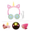 SHOWERORO 1Pc Unicorn Ear Headphones Creative Design for Quality Material