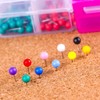 Yalis Push Pins 600-count Map Tacks Marking Pins 1/8-Inch Plastic