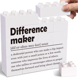 Difference Maker Definition Sign, Gift for Thank You, Goodbye, Congratulations, Work Anniversary & Christmas | Cute Office Decor | Motivational Desk Decor for Women Men with Inspirational quotes
