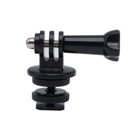 Aluminum Alloy Cold Shoe Adapter for GoPro, Tripod Mount Adapter for Hero 12/11/10/9/8/7/6/5/4/3 Action Cameras