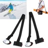 Ski Board Snowboard Back Shoulder Carry Strap Set, 2Pcs Ski