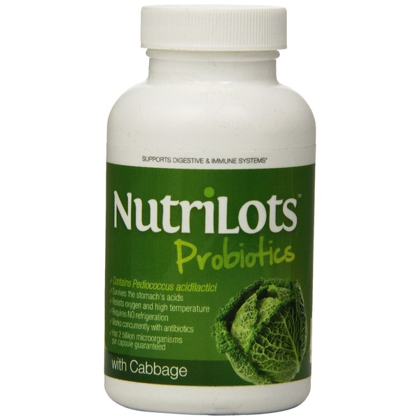 NutriLots with Cabbage Dietary Supplement Capsules, 60 Count