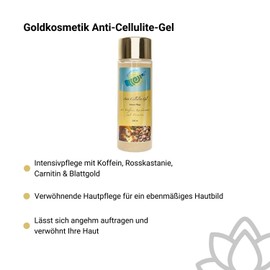 Golden Anti-Cellulite Gel 200 ml, Tanzanite Cellulit Teeth