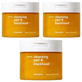Hanskin Cleansing Pads & Blackheads, 70 sheets, 3 pieces / 한스킨 클렌징 패드 앤 블랙헤드, 70매입, 3개
