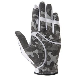 LEZAX Golf Gloves, Tohoku Rakuten Golden Eagles One Size Golf Gloves, Men's, Camo Gray x White