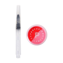 Profusion Cosmetics Water Activated Liner Duo- Two-Tone Liners Included Refillable Water Brush (Berry)