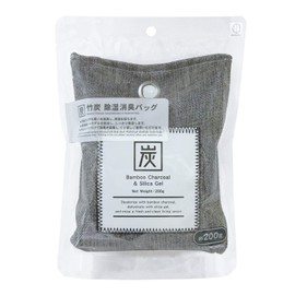 Kokubo Kogyo 5749 Bamboo Charcoal Deodorizing Bag Dehumidifier Bag 7.1 oz (200 g) Black Width 5.7 x Depth 1.7 inches (14.5 x 4.2 x 17 cm)