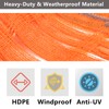 4'x100' Safety Fence with Reflective Strips, Orange Construction Barrier Fence