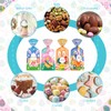 Litmitfu 100 Pcs Happy Easter Treat Bag