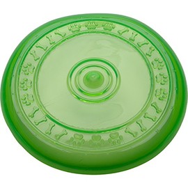 Petface Toyz Rubber Chewable Frisbee Dog Puppy Outdoors Throw Fetch Play Toy (Green)