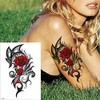EROSPA® Temporary Tattoo Sheet / Sticker - Roses - Waterproof