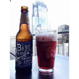 Maine Root Hand Crafted Blueberry Soda, 12 fl oz (12 Glass Bottles)