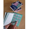 ZEBTON 6 x Raffle Tickets Books 1-1000 Cloakroom Tickets Lucky