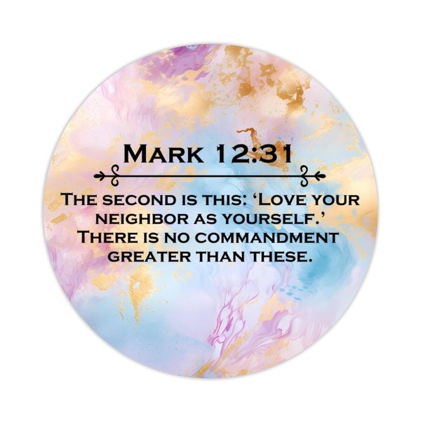 3in Round Label Stickers 100pcs The Second is This Love
