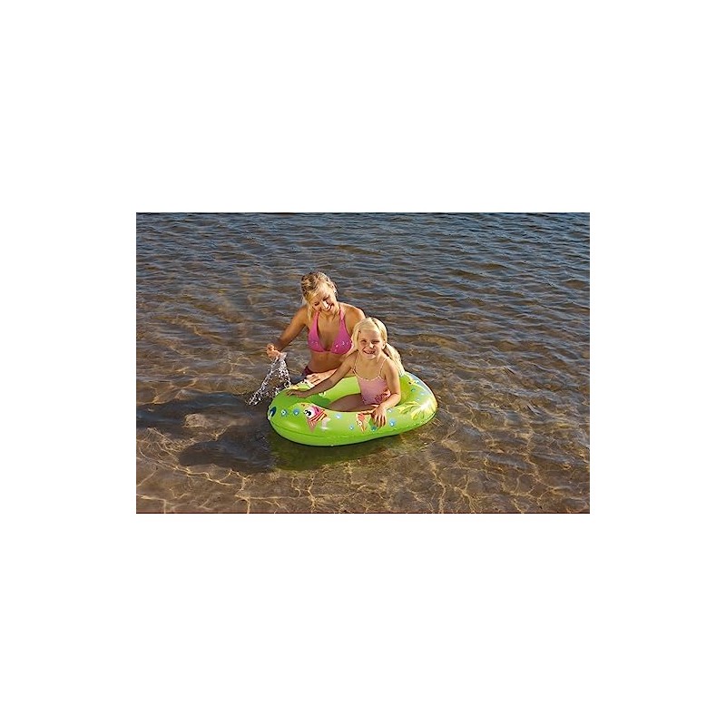 Wehncke Inflatable Children's Boat (Green, 95 x 55 cm)