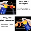 GHHQIANG Motorcycle Chain Cleaning Kit - Bike Chain Cleaner -