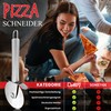 DEVERYONE Pizza Cutter - Premium Pizza Roller Stainless Steel Rustproof,