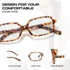 DreamCalf Rectangle Fake Glasses Office-Siren Bayonetta Glasses for Women Trendy